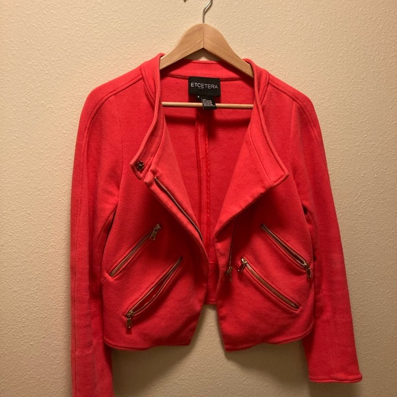 Etcetera Knit Jacket in Raspberry - Picture 4 of 6